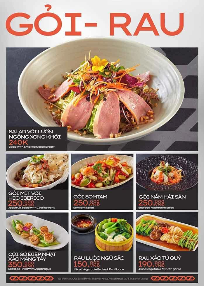 District K menu board